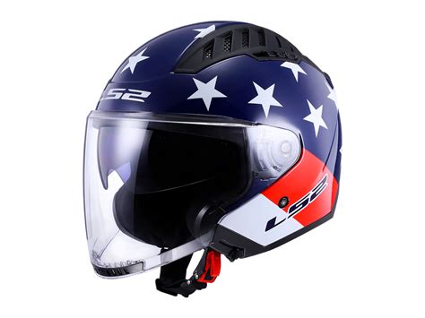 LS2 American Copter Open Face Helmet