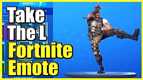 How to do the Fortnite TAKE THE L Emote Dance (Easy Method!) - YouTube gambar png