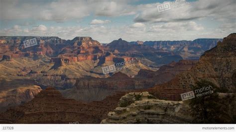 1135 Grand Canyon Arizona Landscape Rain Storm Clouds Timelapse Loop