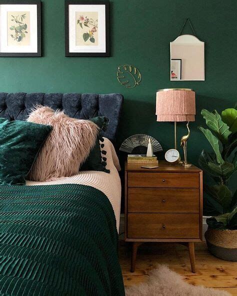 Dark Green Design Dreamy Rooms Spaces — Firefly Finch Green