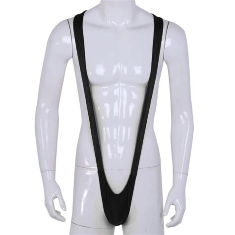Sexy Men Sling Mankini Swimsuit Thong Stretch Underwear V Bodysuit