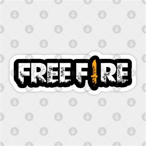 Esta no es una app oficial. free fire - Free Fire - Pegatina | TeePublic MX