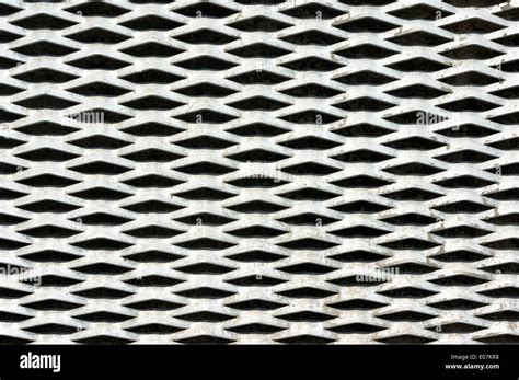 Background With Metallic Texture Pattern Of Grille Stock Photo Alamy