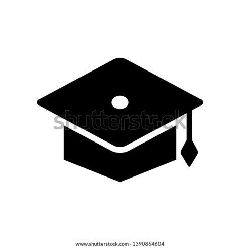Education Mortar Board Graduation Cap Icon Stock Vector Royalty Free