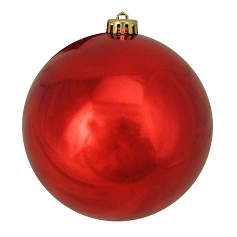 Northlight 6 Shatterproof Shiny Christmas Ball Ornament Red