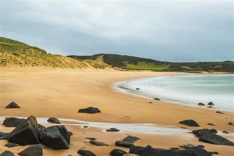 Landscape On The Road To Red Point Beach Wester Ross Stock Photo