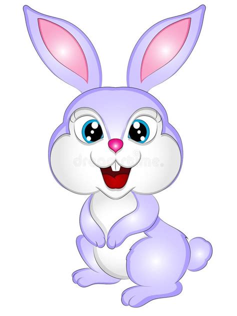 Cartoon Bunny Rabbit Vector Illustration Stock Vector Illustration Of