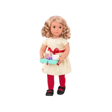 buy our generation doll deluxe doll noelle with book 18inch blonde our generation world