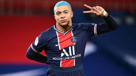 Найдите больше постов на тему kylian mbappe. Blue-haired Mbappe helps PSG keep pace with Lille ahead of ...