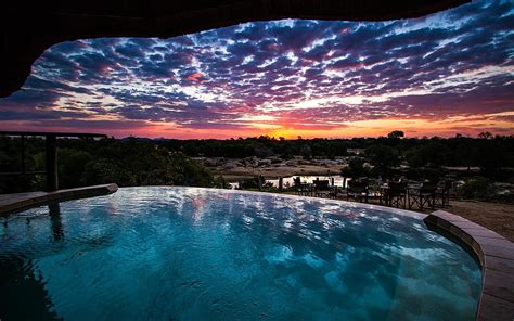 Sunset Pool Clouds Infinity Pool Sunset HD Wallpaper Pxfuel