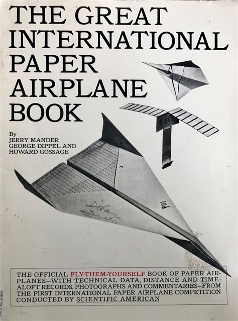 The Great International Paper Airplane Book Paperback By Jerry Mander