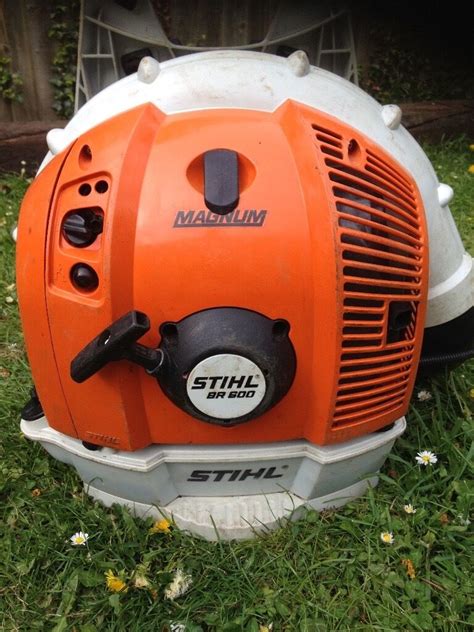 My son wanted to get a new backpack blower for this years leaf season. Stihl br600 backpack leaf blower | in Wraysbury, Surrey | Gumtree