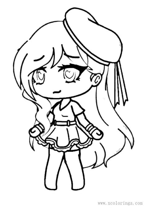 Gacha Life Firends Coloring Pages
