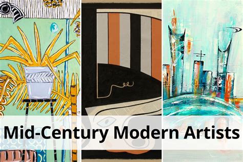 27 New Mid Century Modern Artists To Watch Obsessed With Art