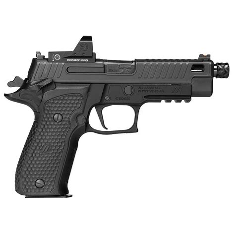 Sig Sauer P226 Zev Romeo1 Pro Red Dot 9mm Luger 49in Black Pistol 15