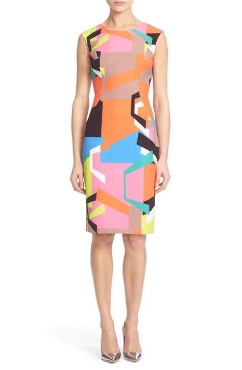 Milly Graphic Print Sheath Dress Nordstrom