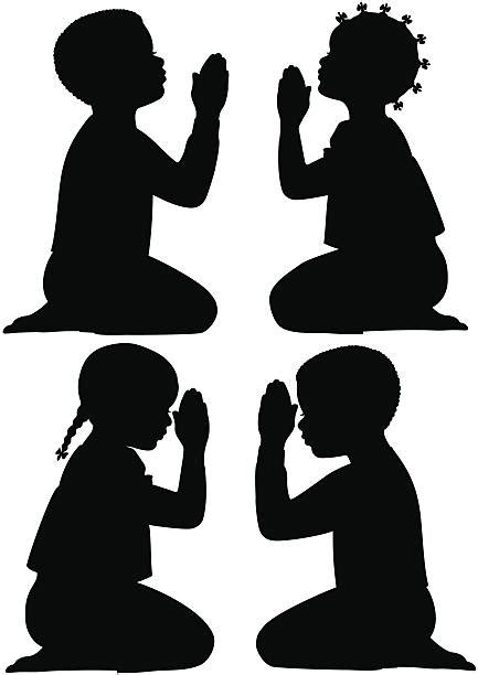 Best Kneeling In Prayer Illustrations Royalty Free Vector Graphics