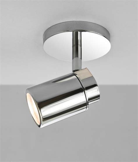 Lampo dik fix fixed recessed spotlight for false ceiling gu10 diffusione luce srl. Polished Chrome Single Spot Light - IP44 Rated uses GU10 ...