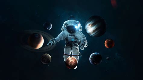 Astronaut Wallpaper 4k Planetary System Space Suit 2465