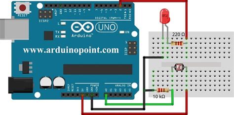 Arduino With Ldr Project Using Led And Relay Automatic Off