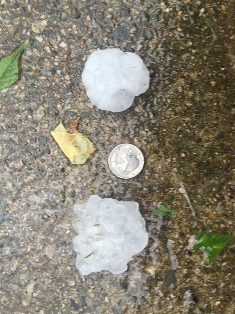 Golf Ball Sized Hail Leaves Behind Damage In Old Fort Wlos