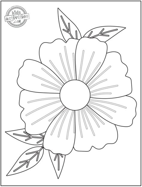 14 Original Pretty Flowers Coloring Pages To Print Out