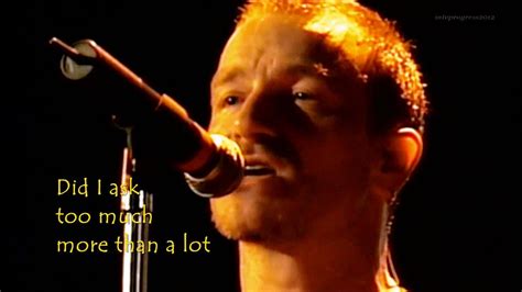 U2 One Live 1997 Lyrics Youtube