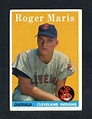 Lot Detail - 1958 Topps Baseball #47 Roger Maris Rookie Card