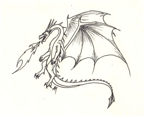 Fire Breathing Dragon By Wyvernflames On Deviantart