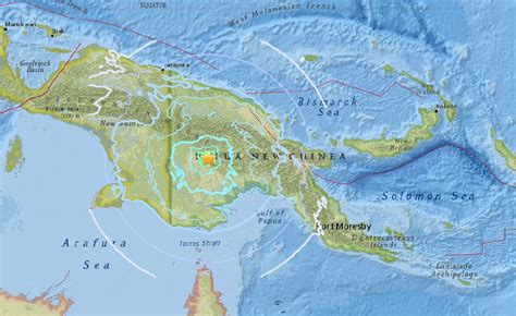 Magnitude 60 Aftershock Rattles Quake Hit Papua New Guinea Highlands