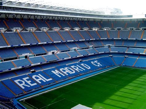 Panoramic view of the stadium. Santiago Bernabeu Stadium | Football Stadium