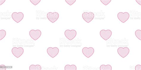 Heart Seamless Pattern Vector Valentine Polka Dot T Wrap Tile Background Repeat Wallpaper