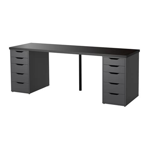 Check out our ikea table selection for the very best in unique or custom, handmade pieces from our kids' furniture shops. LINNMON / ALEX Table - black-brown/gray - IKEA