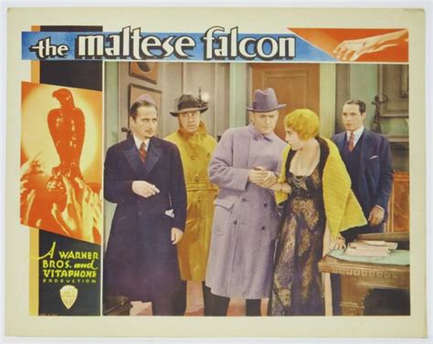 Directed by roy del ruth. THE MALTESE FALCON LOBBY CARD WARNER BROS. 1931