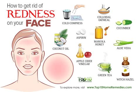 How To Get Rid Of Redness On Your Face Top 10 Home Remedies