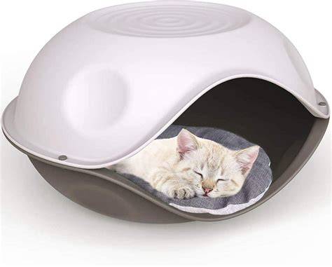 Cat Centre Grey Waterproof Outdoor Strong Plastic Pet Dog Cat Bed House