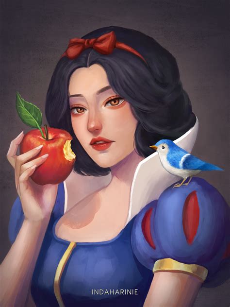 Artstation Snow White Disney Princess Fan Art