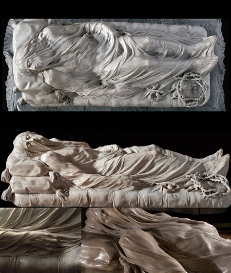 The Veiled Christ A Marble Sculpture By Giuseppe Sanmartino Exhibited In The Cappella