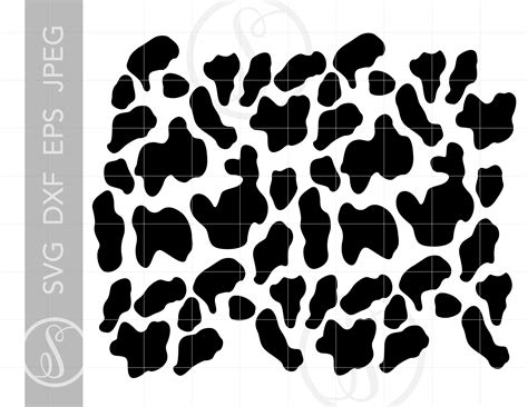 Cow Print Svg File - SVG images Collections