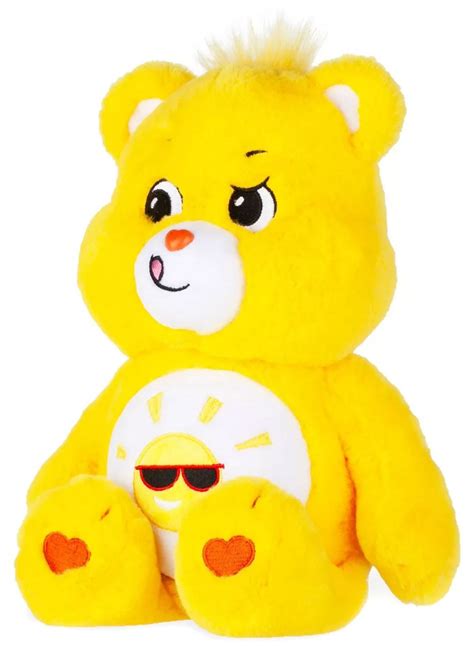 Care Bears Funshine Bear 14 Plush With Collectible Coin Basic Fun Toywiz