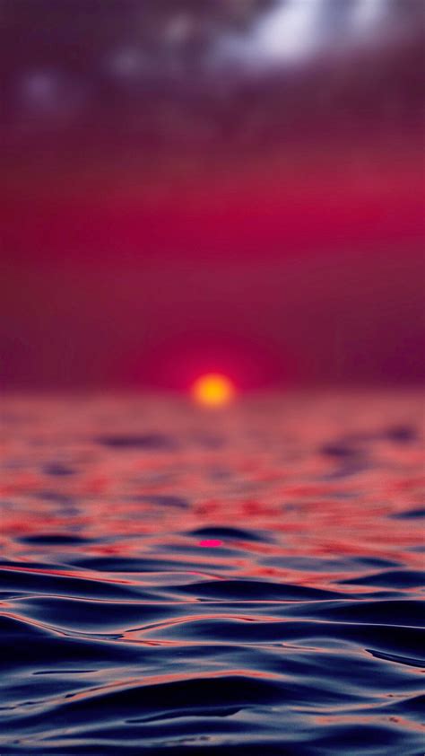 Download Portrait, blur, beautiful sunset, seascape wallpaper ...