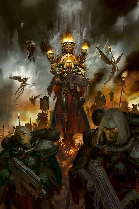 The Art Of Warhammer 40 000 — Codex Adepta Sororitas Cover Art By Paul