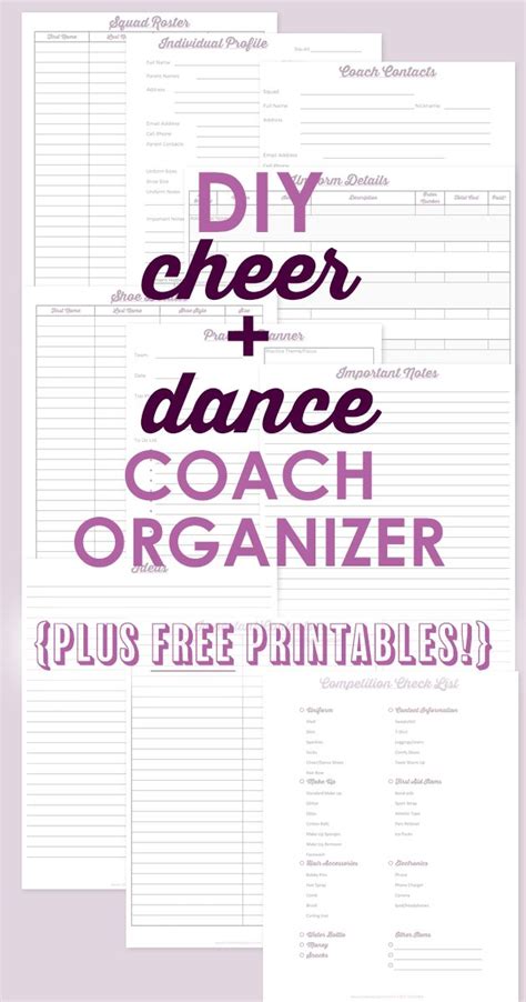 Free Printable Cheerleading Coach Printables Printable Templates By Nora