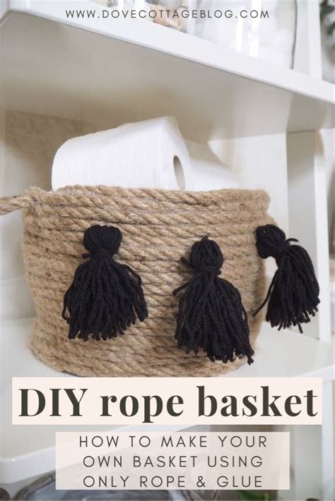 Weekend Mini Make Diy Rope Basket Diy Rope Basket Rope Crafts Diy