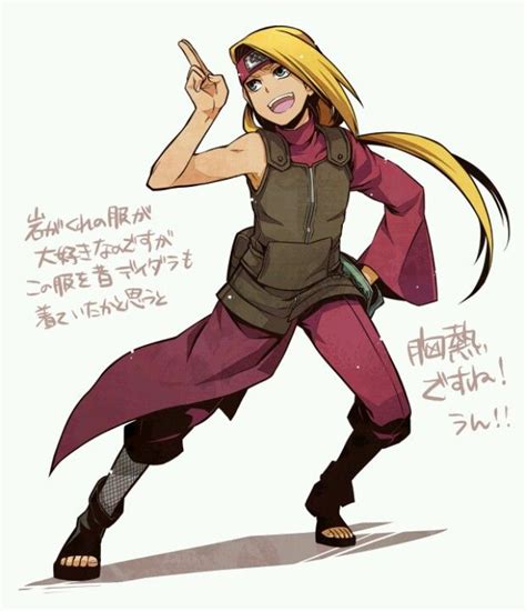 Looks Genderbent Right Mhmm Nope Its Just Deidara In The Outfit Of