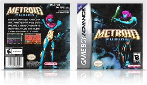 Metroid Fusion Game Boy Advance Box Art Cover By Twistedtinkertoy