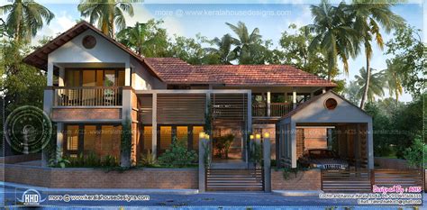 Modern Contemporary House Plans Kerala Kerala Model H