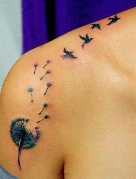 35 Breathtaking Dandelion Tattoo Designs Sortra