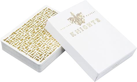 Amazon Com Ellusionist White Knights Playing Card Deck By Daniel
