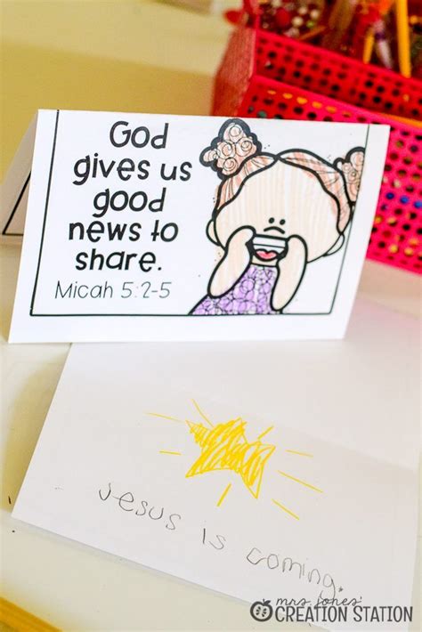 Micah Shares The Good News Mrs Jones Creation Station Childrens
